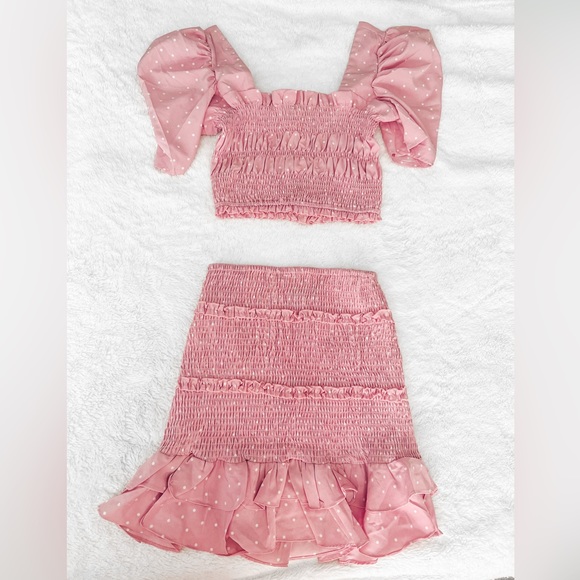 SOLD Ivy & Leo Pink Ruffle Set 🎀 - Picture 4 of 5